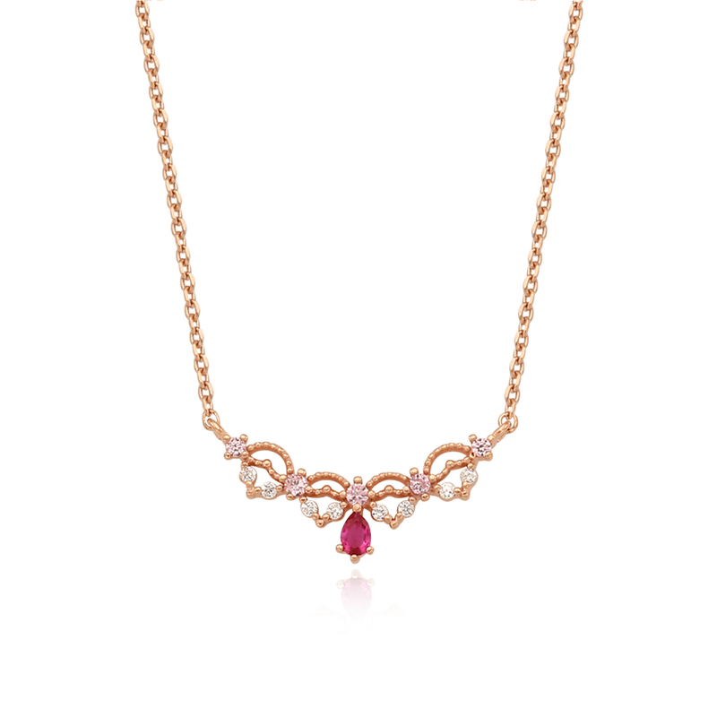 [아몬즈] 루비 라니아 실버목걸이 OYSN19J132 42,000원