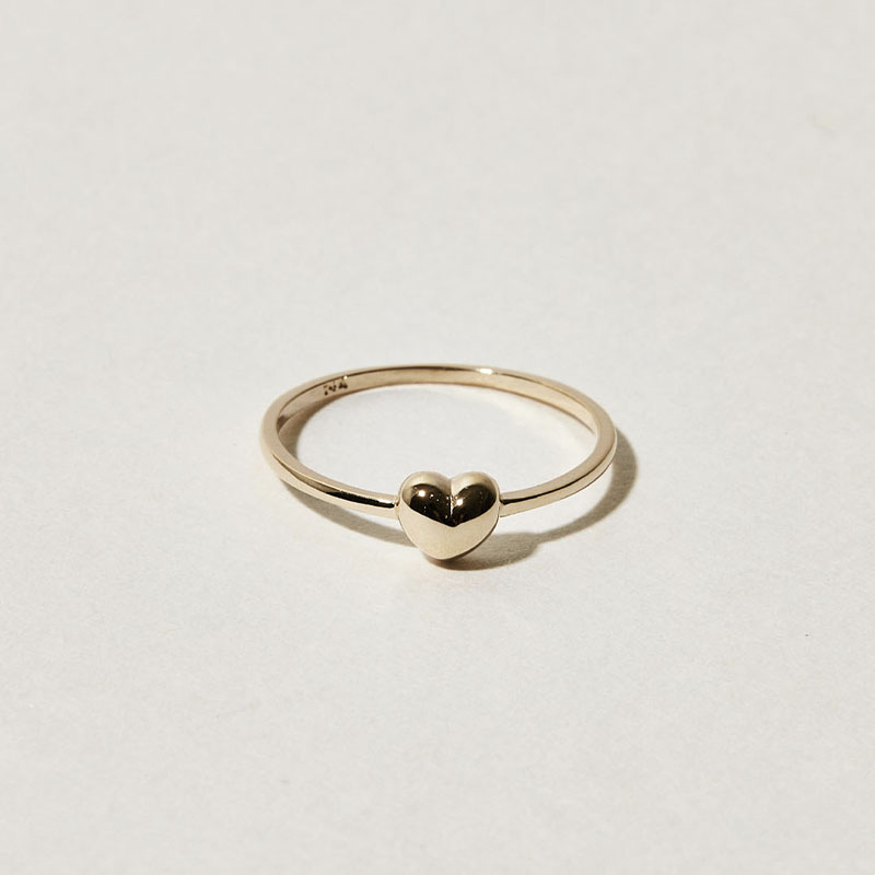 Hedar Rind 14k mini heart ring | 146,940원 | 아몬즈 주얼리